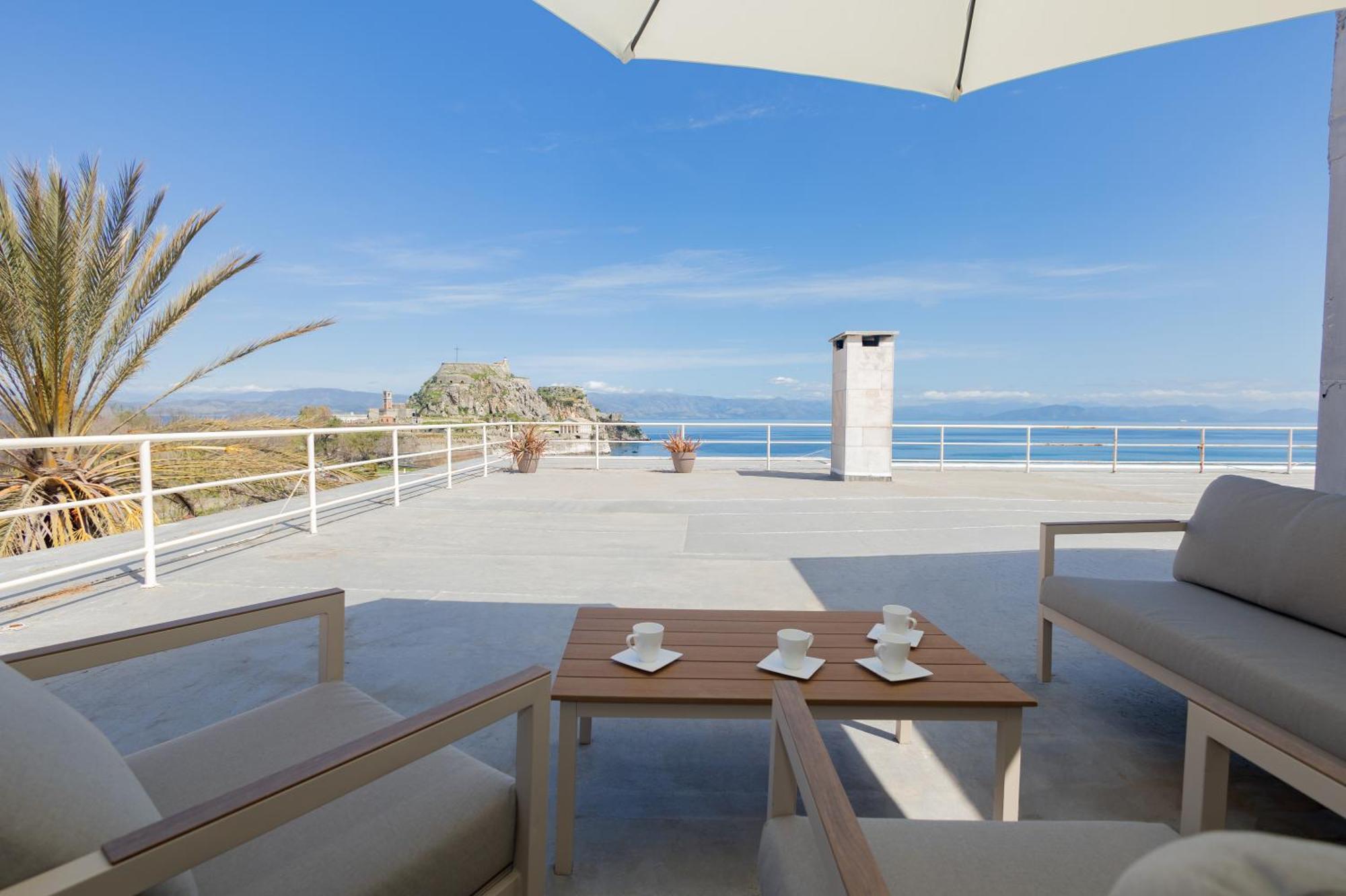 Old Fortress View Roof Top Apartment By Konnect Corfu  Εξωτερικό φωτογραφία