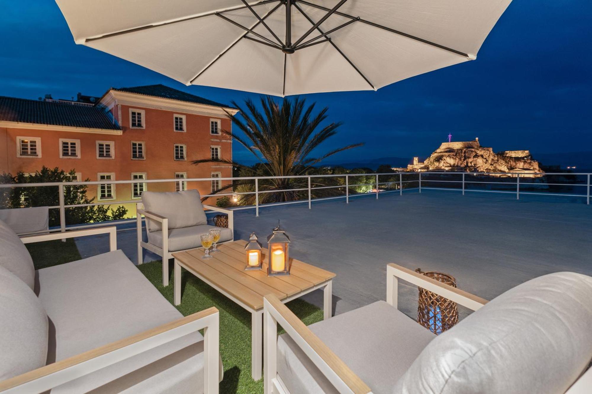 Old Fortress View Roof Top Apartment By Konnect Corfu  Εξωτερικό φωτογραφία